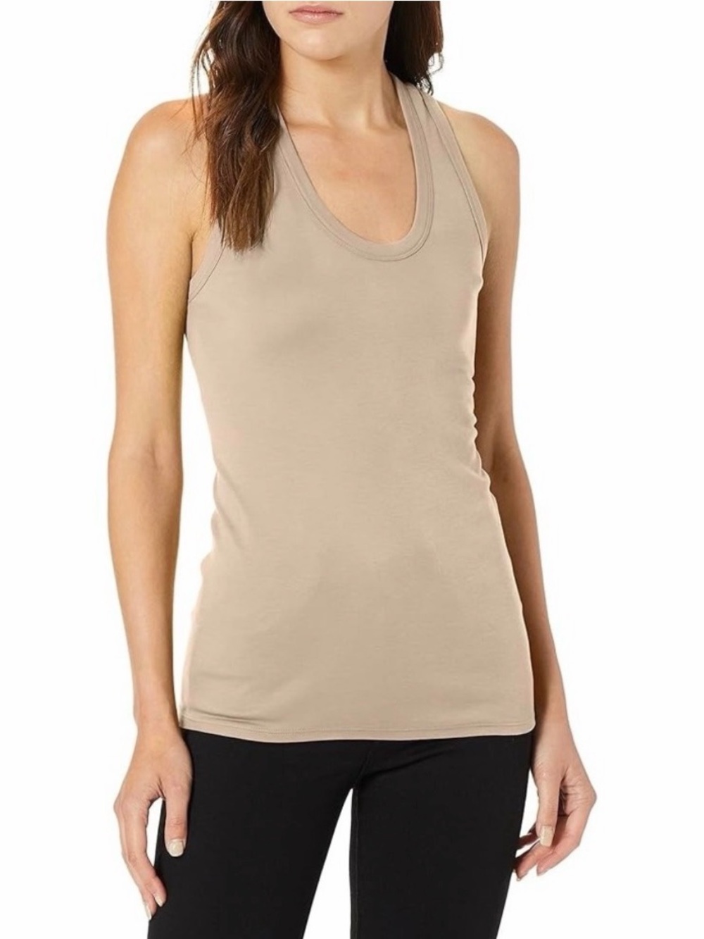 Enza Costa Racerback U-Neck Tank Small